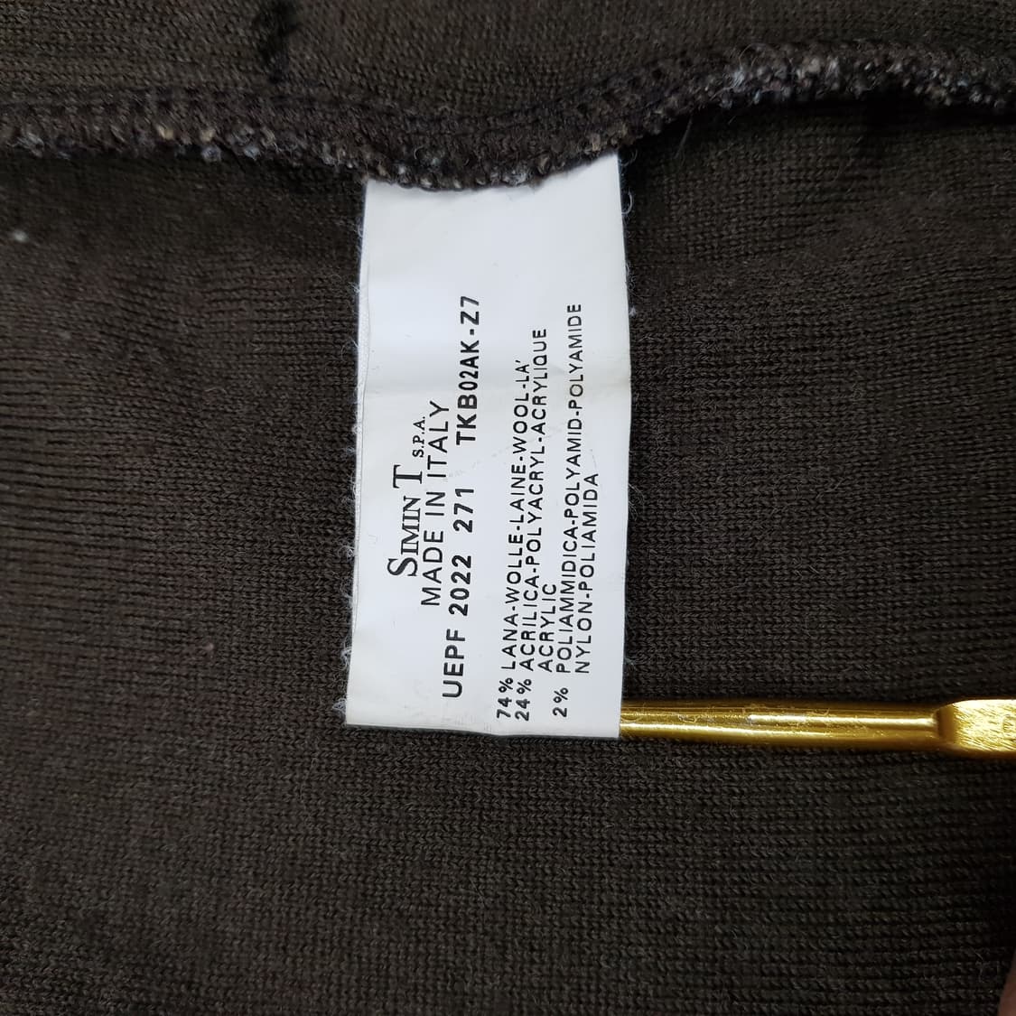 알마니꼴레지오니 울 블렌드 니트 자켓 L사이즈 상품이미지7