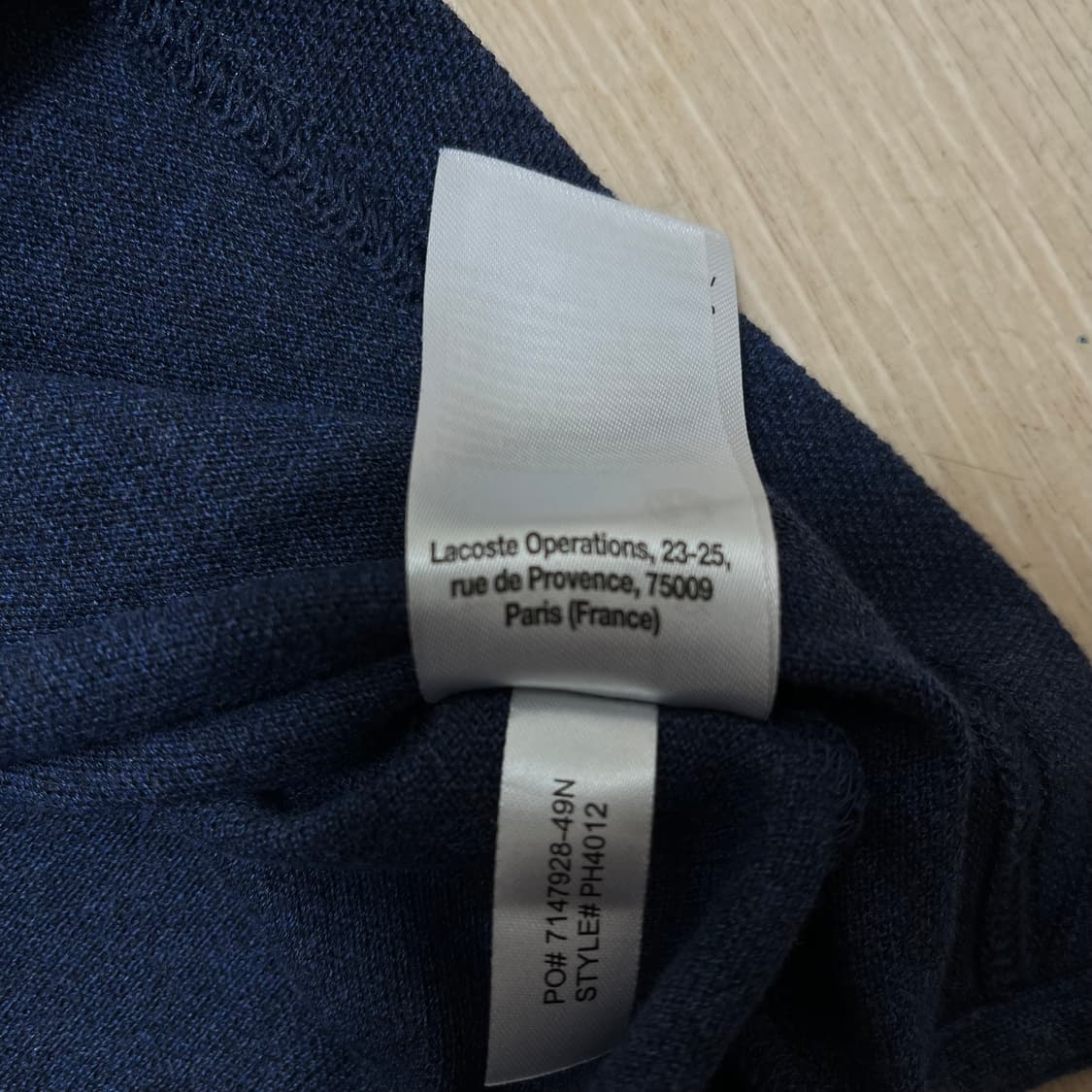 라코스테 LACOSTE 남성 로고 카라 셔츠 블루 M(95) 상품이미지5