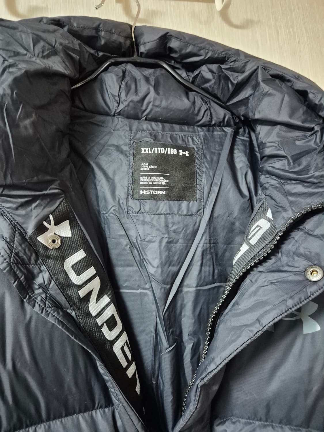 언더아머 스톰 아머 다운 푸퍼 파카 하프 패딩 XXL 상품이미지8