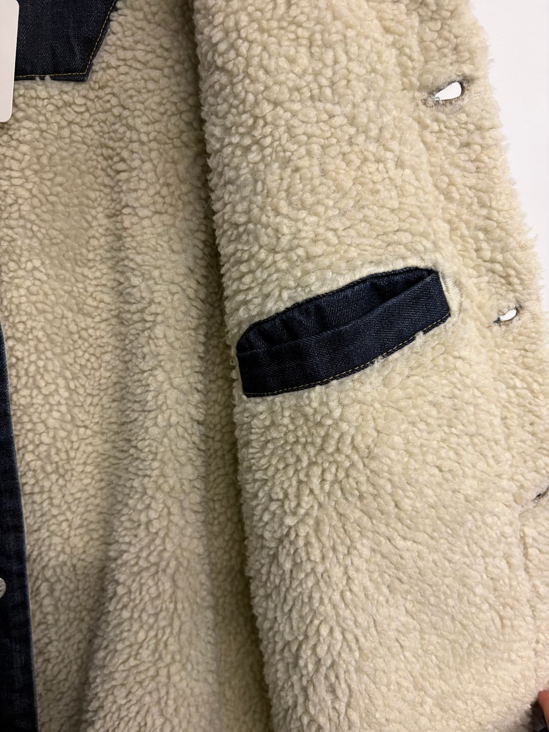 BAPE 07AW 쉐르파 데님 트러커 자켓 NIGO 착용  상품이미지4