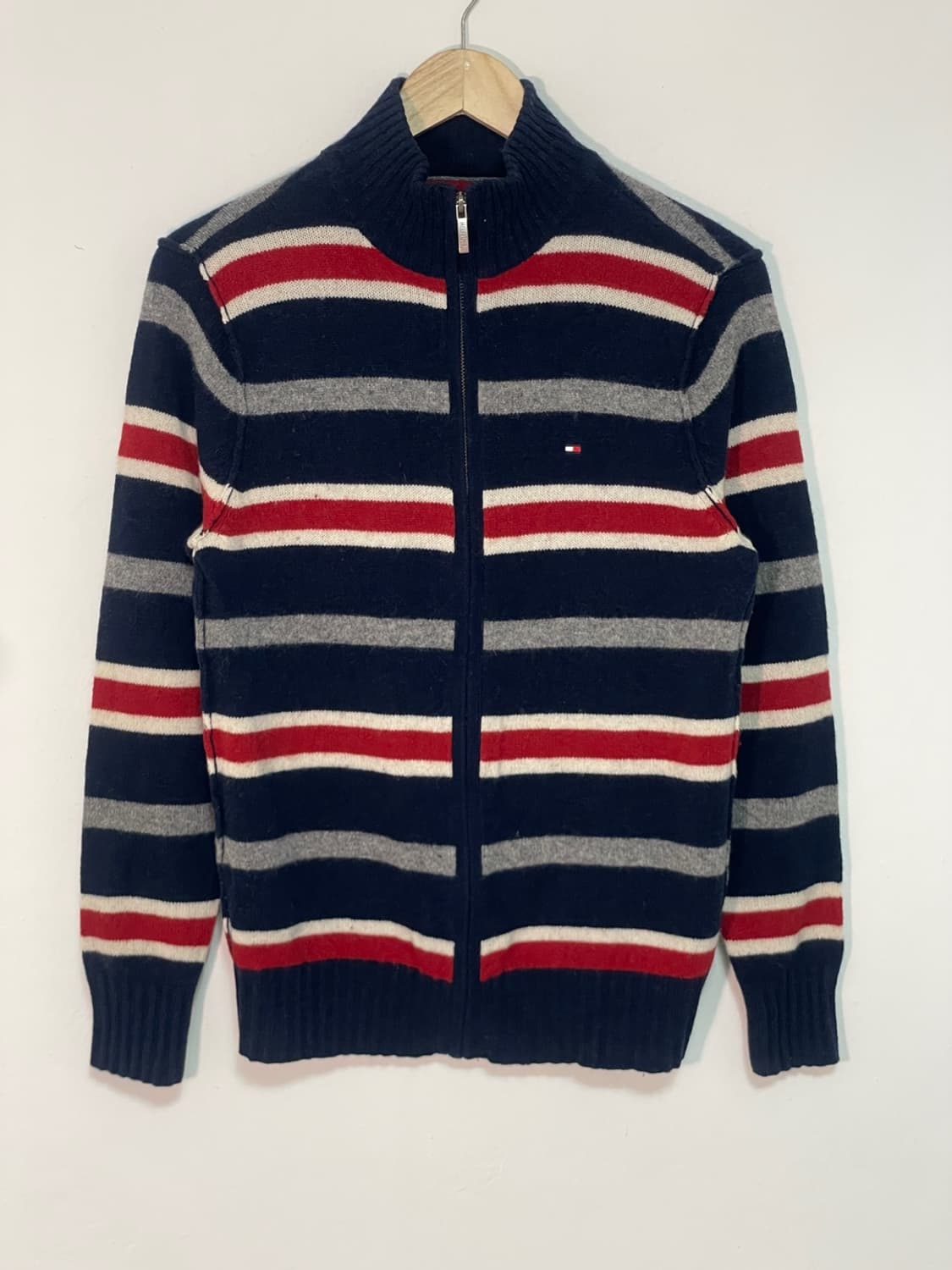 타미힐피거 스트라이프 니트 집업 상품이미지4