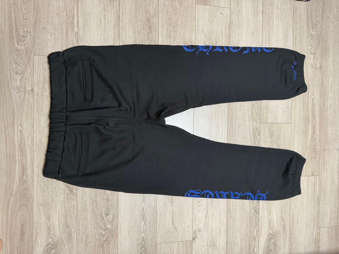 크롬하츠 홀스슈 스웻팬츠 블루블랙 상품이미지2