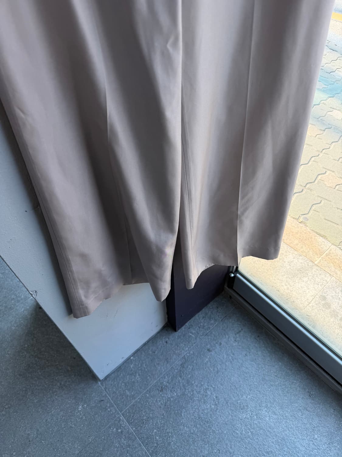 38/ 로로피아나 SETA 실크 금장버튼 와이드 팬츠 상품이미지4