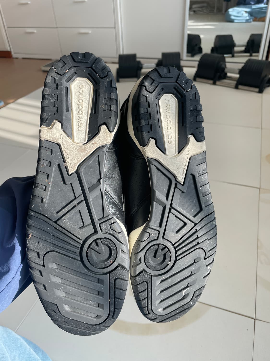 뉴발란스550 280 블랙가죽 상품이미지4