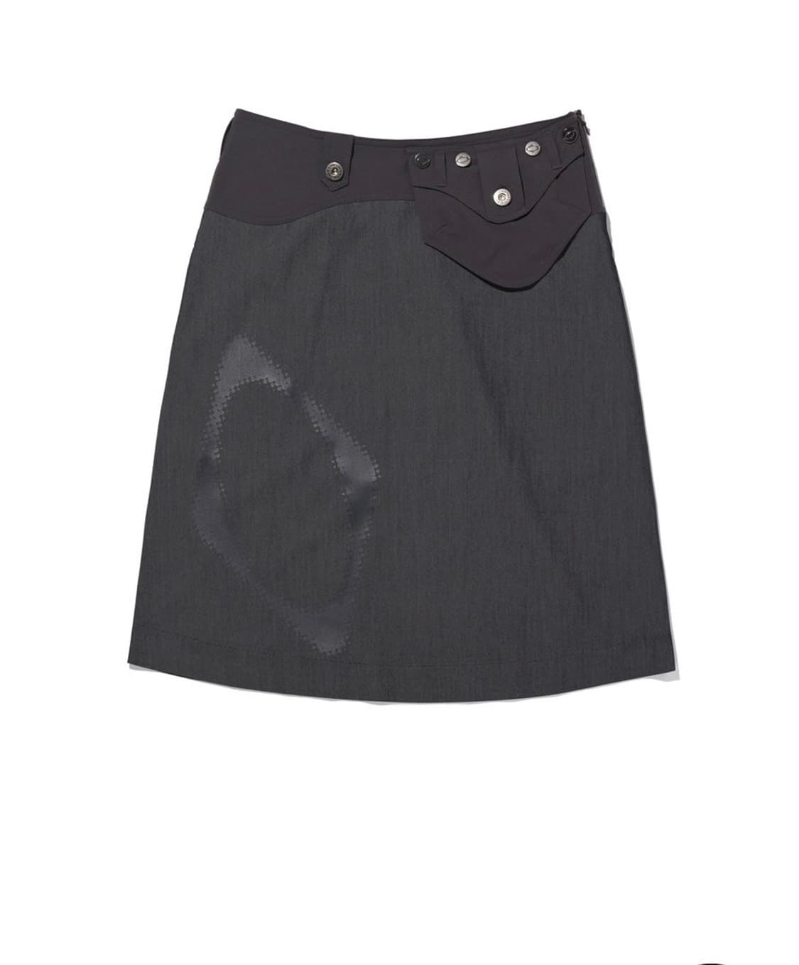 미스치프 포켓 백 스커트 차콜 s 상품이미지1