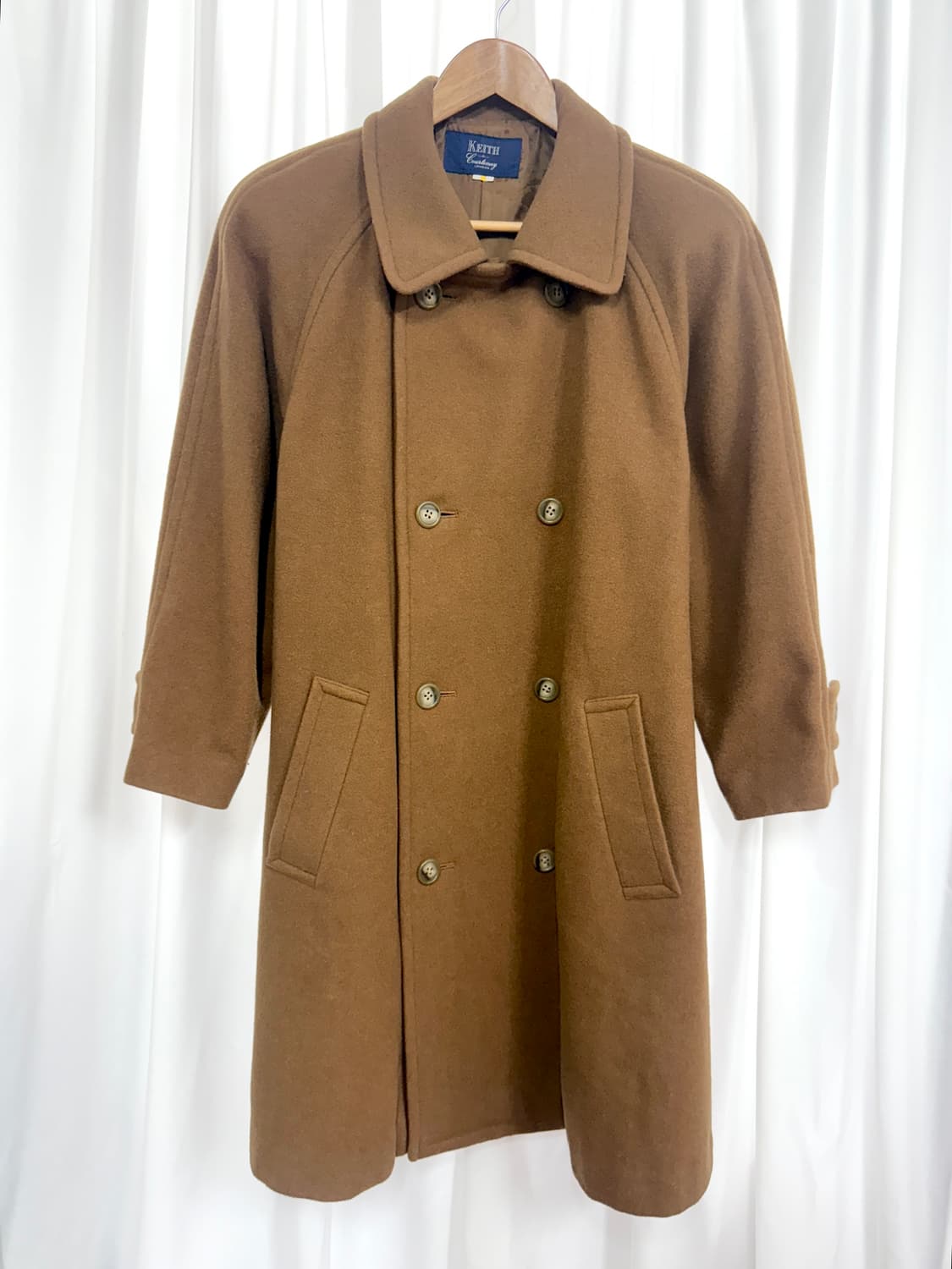 Keith double button wool coat (camel 상품이미지1