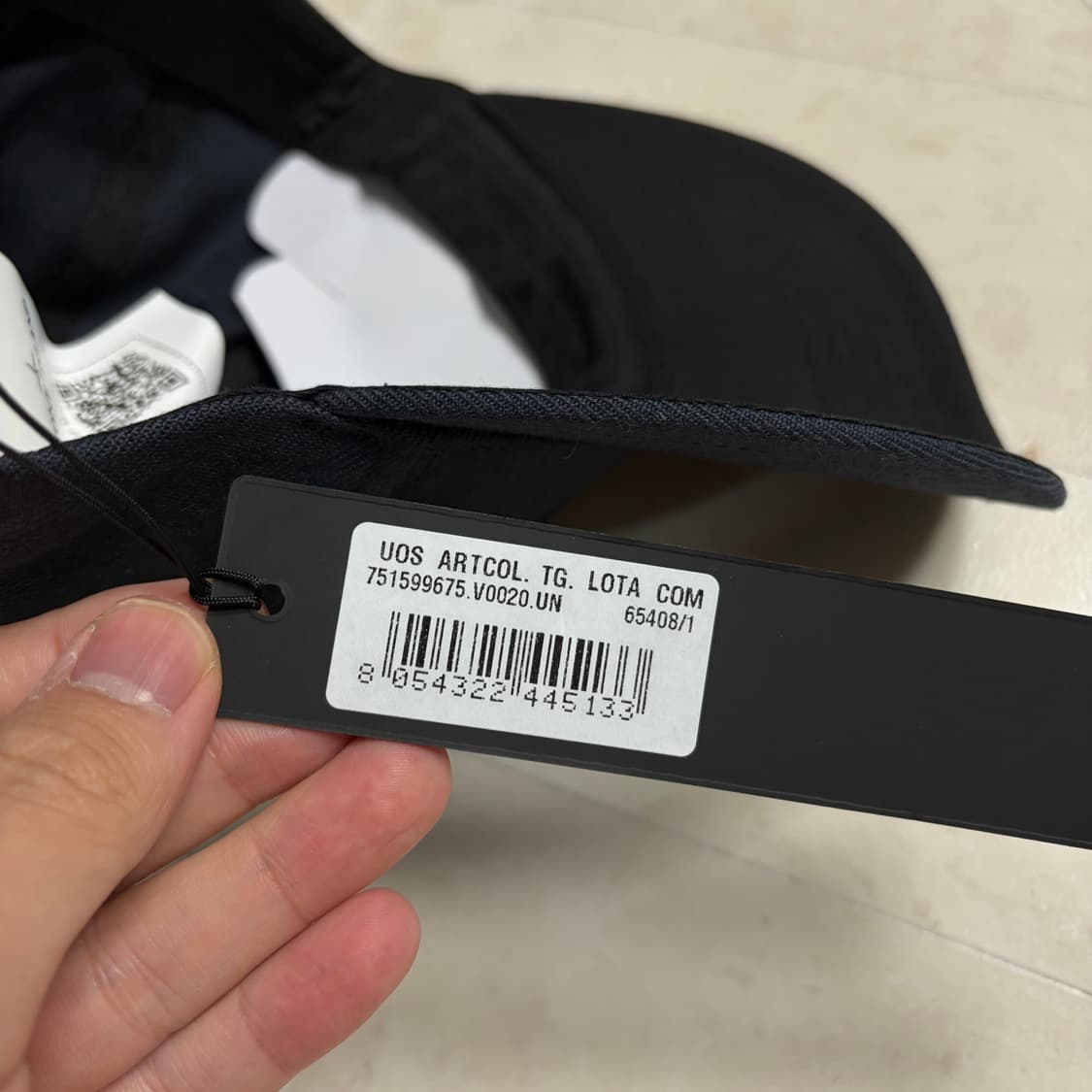 [새상품]스톤아일랜드 자수 로고 볼캡 네이비 상품이미지4