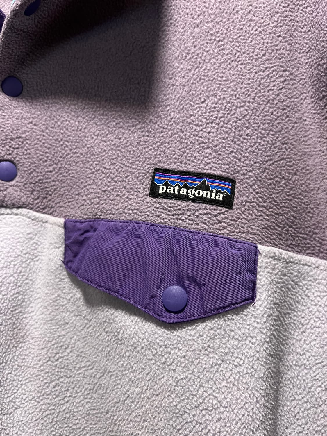 [XL]파타고니아 우먼스 신칠라 라벤더퍼플 아노락 플리스 상품이미지3