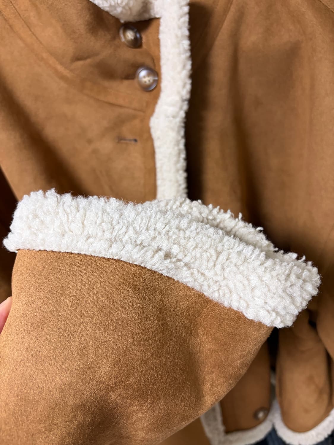 스웨이드 무스탕 상품이미지5