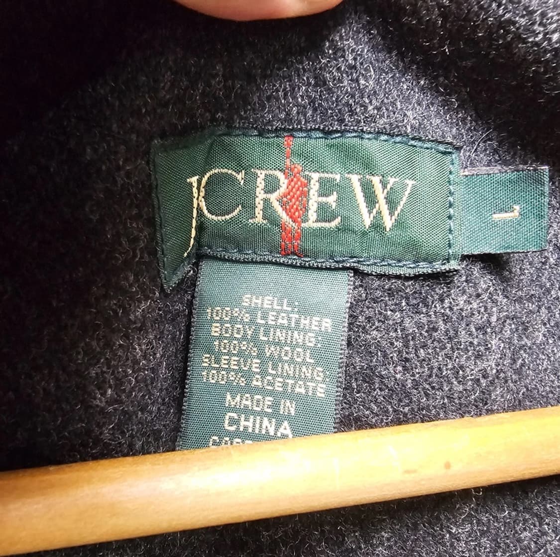 올드 제이크루 래더 카코트 j crew leather car coat 상품이미지4