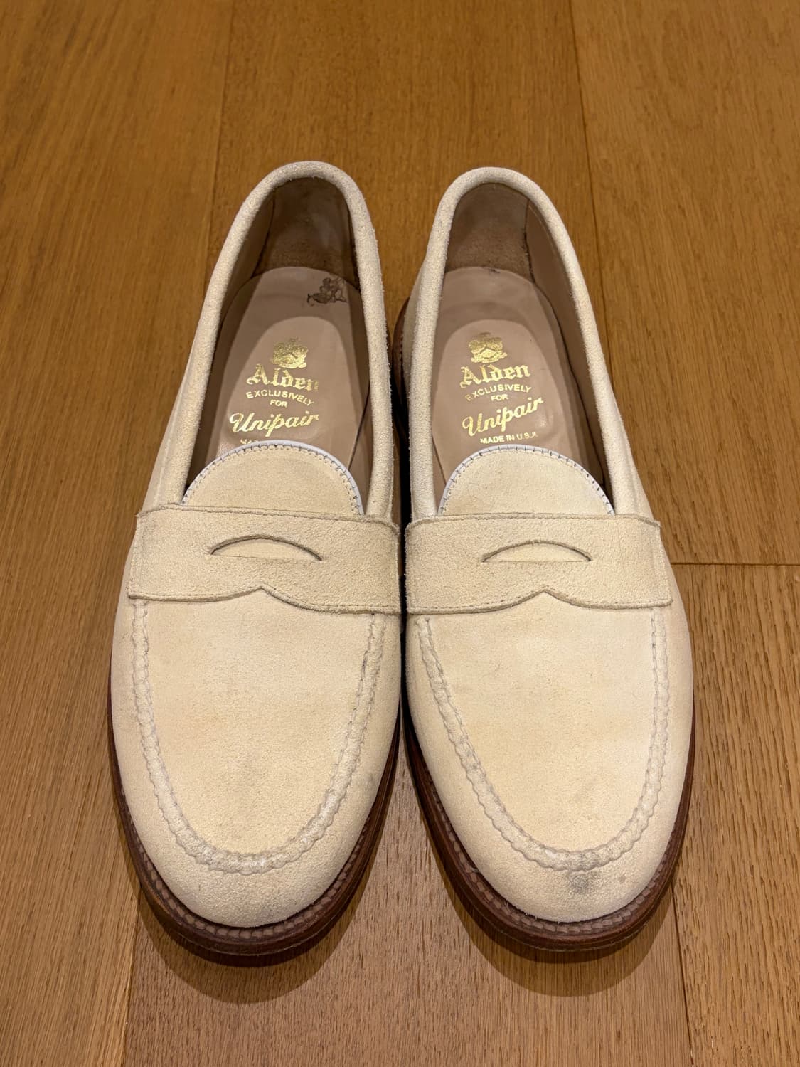 알든 화이트벅스 로퍼 11D사이즈 급매 상품이미지1