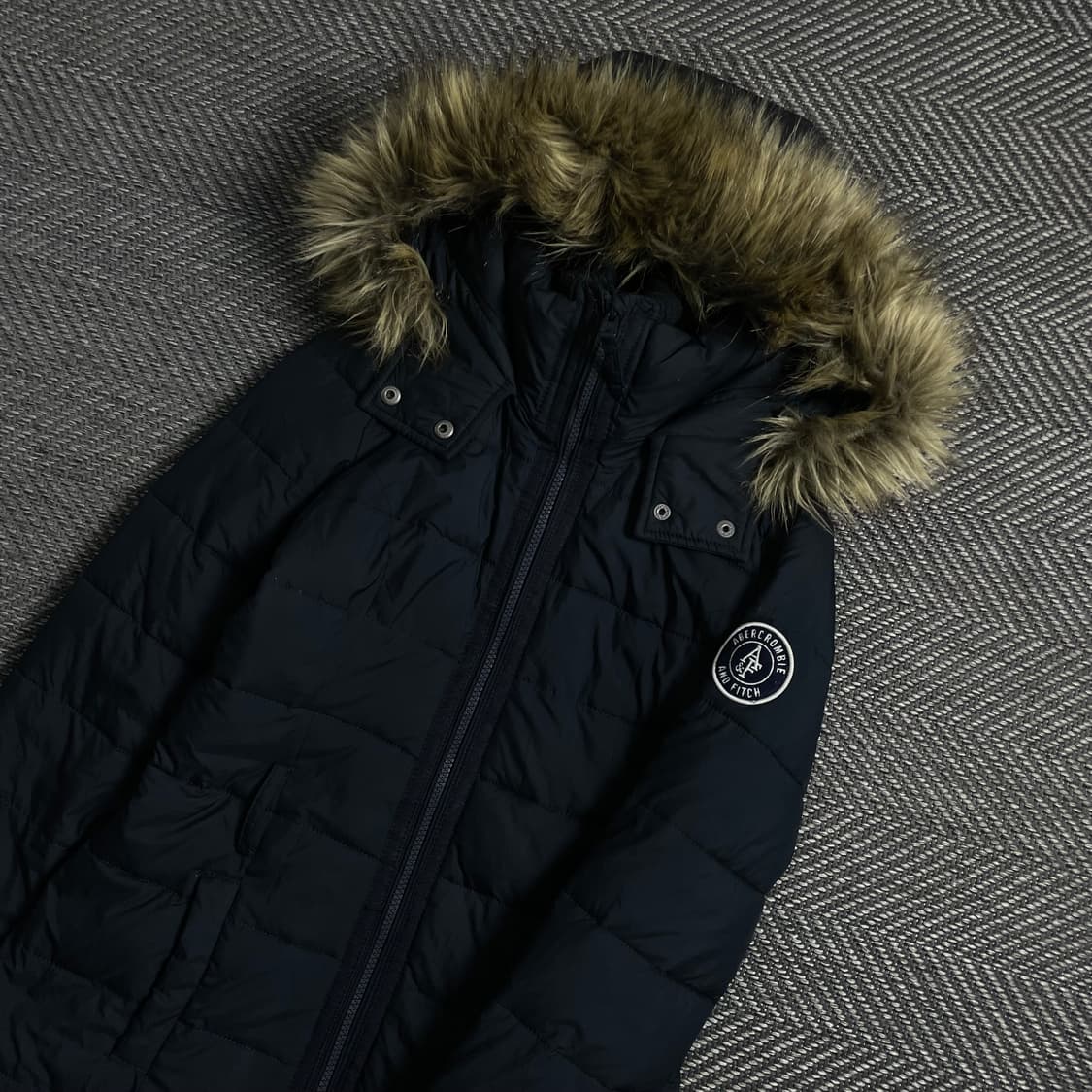 아베크롬비 우먼스 퍼 후드 롱 패딩 점퍼o 4737 상품이미지4