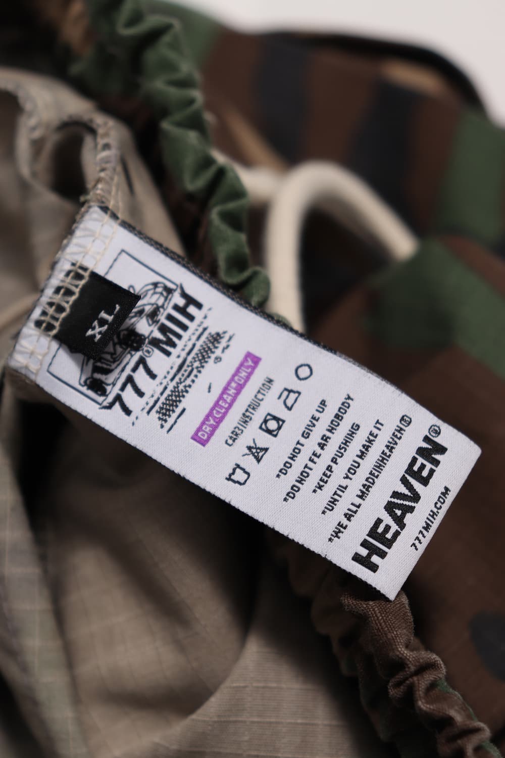 777 made in haven 카모 와일드핏 부츠컷 size Free 상품이미지7