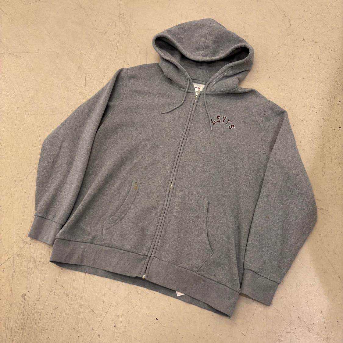 리바이스 빅로고 레드탭 후드집업 상품이미지2
