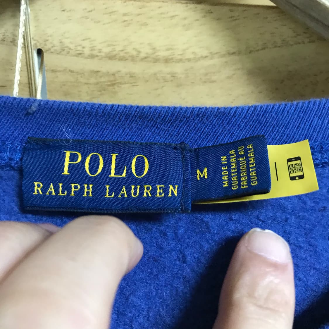 폴로 스펠로고 큐알정품 스웻셔츠 상품이미지3