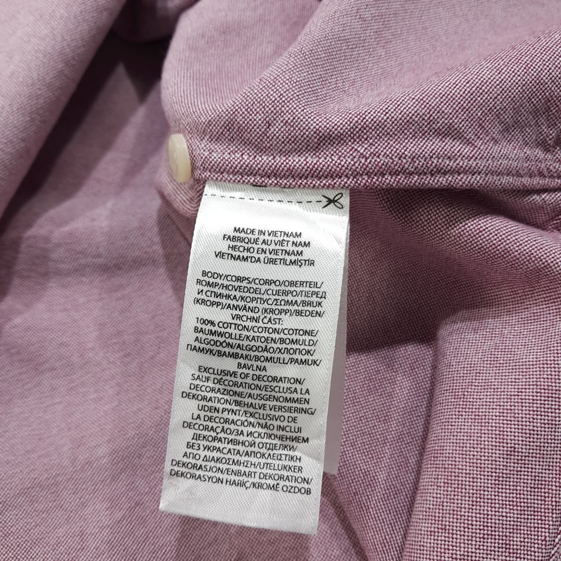 CL674 L 폴로 멀티포니 QR 옥스포드 더스티핑크 셔츠 남방 상품이미지7