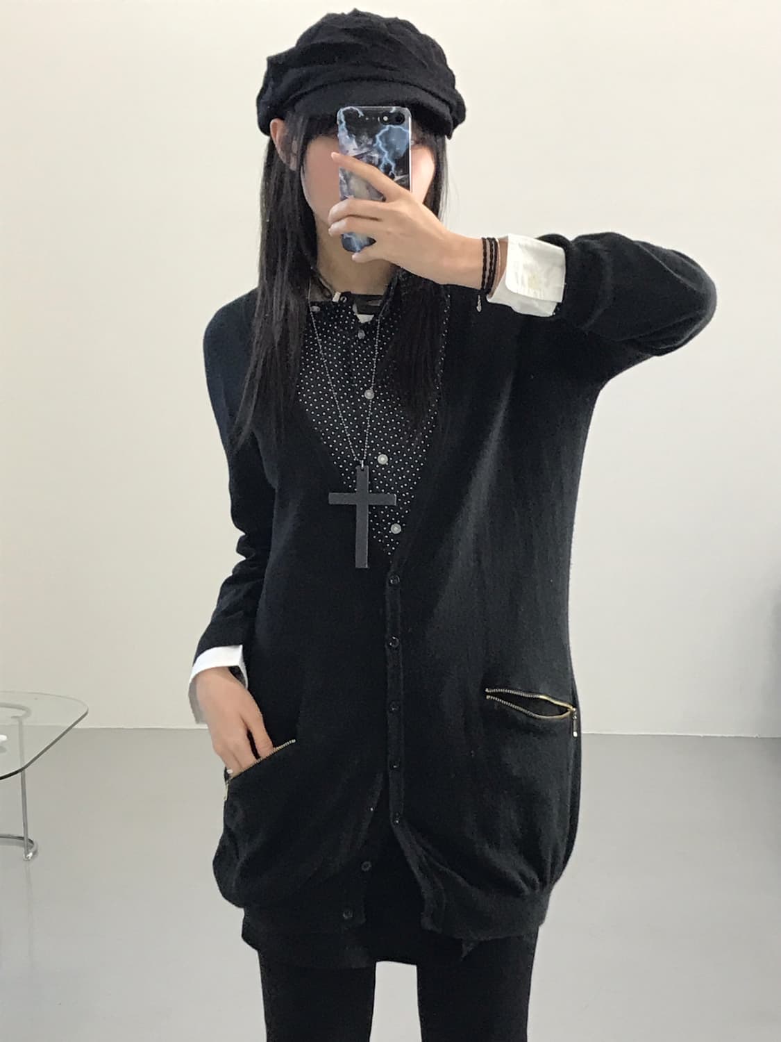  Mysty Zipper Details Cardigans 상품이미지2