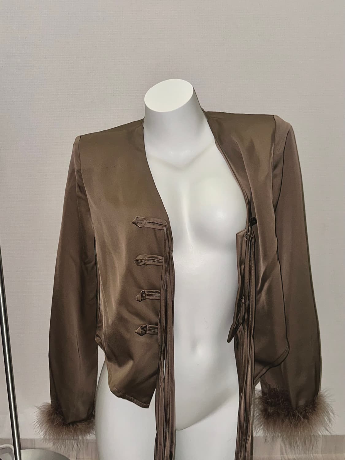 빈티지 베이지브라운 자켓 상품이미지7