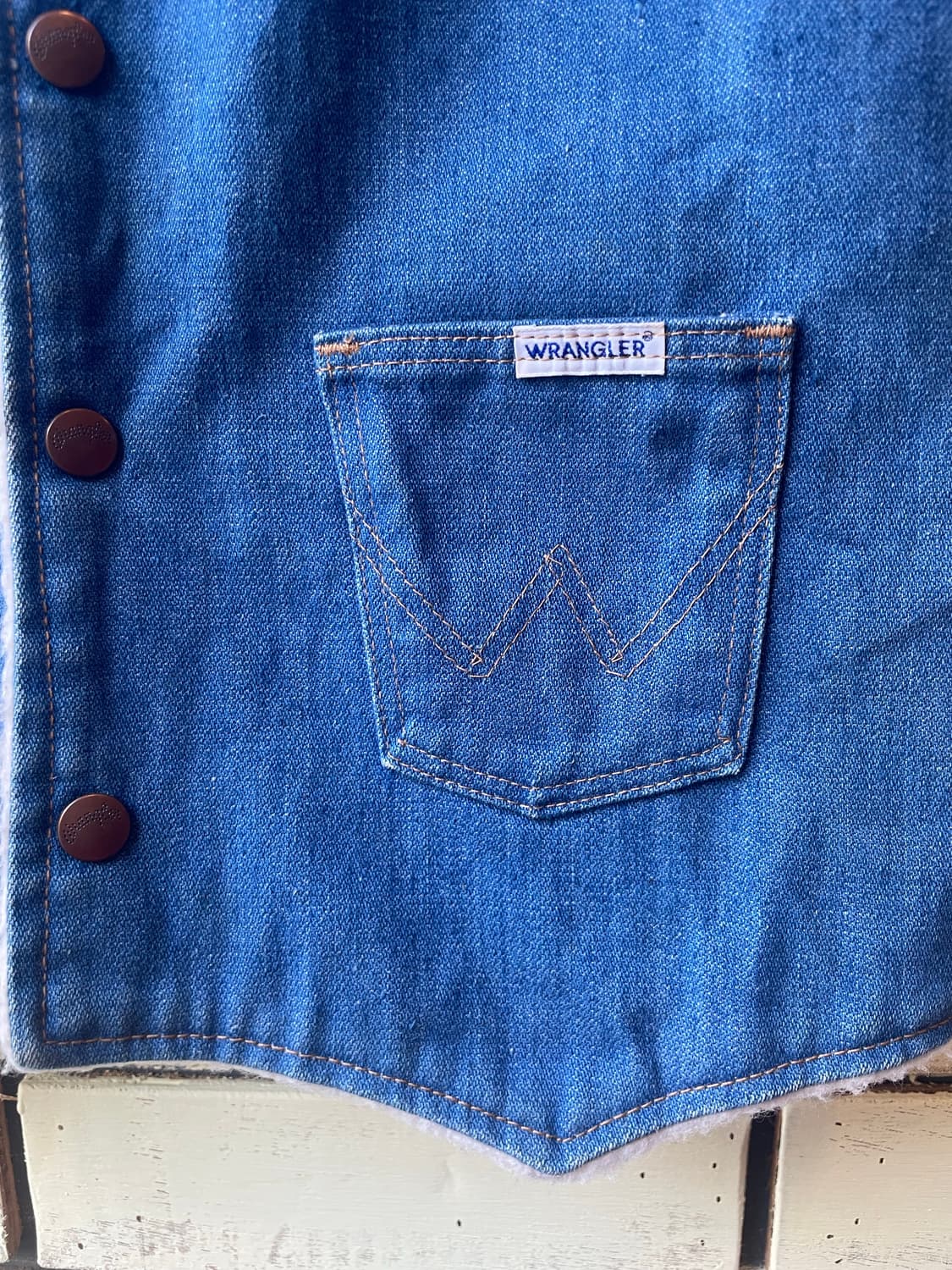 70–80’s Wrangler Denim Western Vest USA 상품이미지5