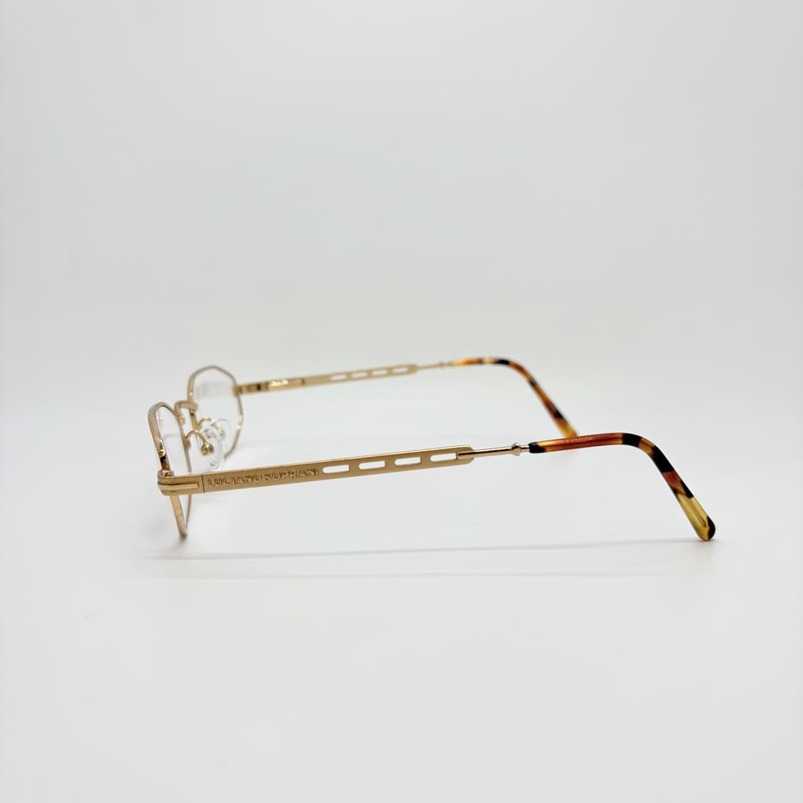LUCIANO SOPRANI 골드 메탈 빈티지 안경 상품이미지4