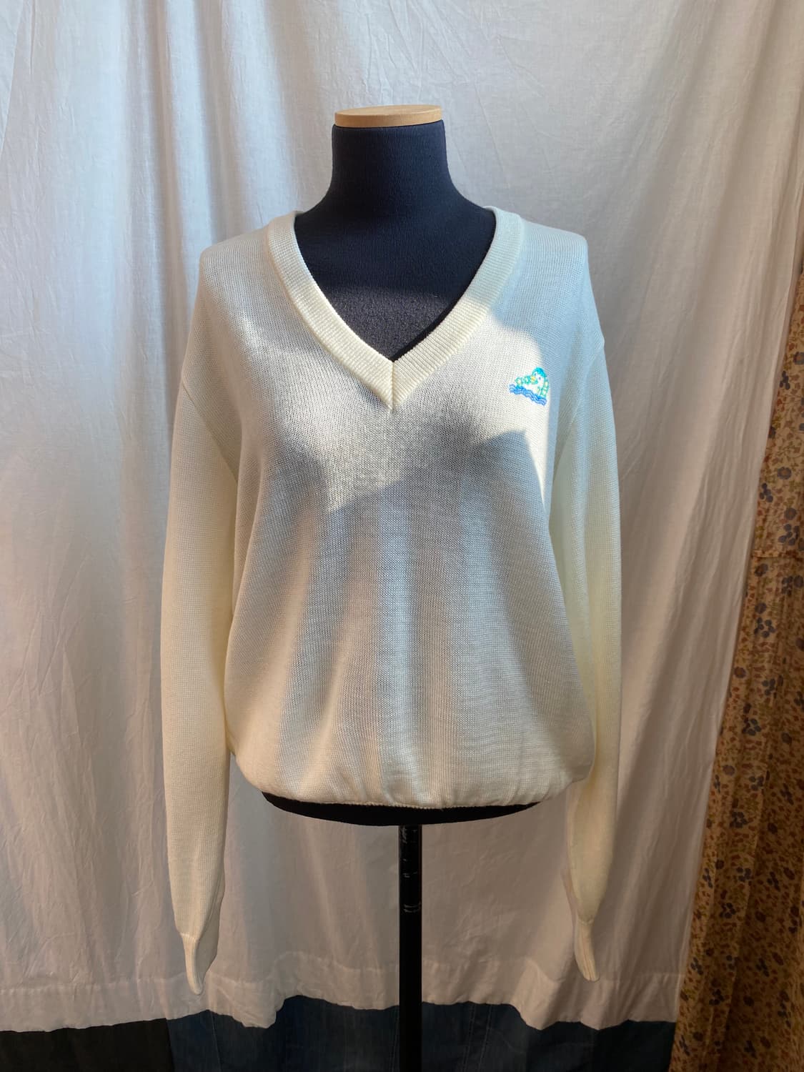 SOLEIL 브이넥 울혼방 니트(L) 상품이미지1