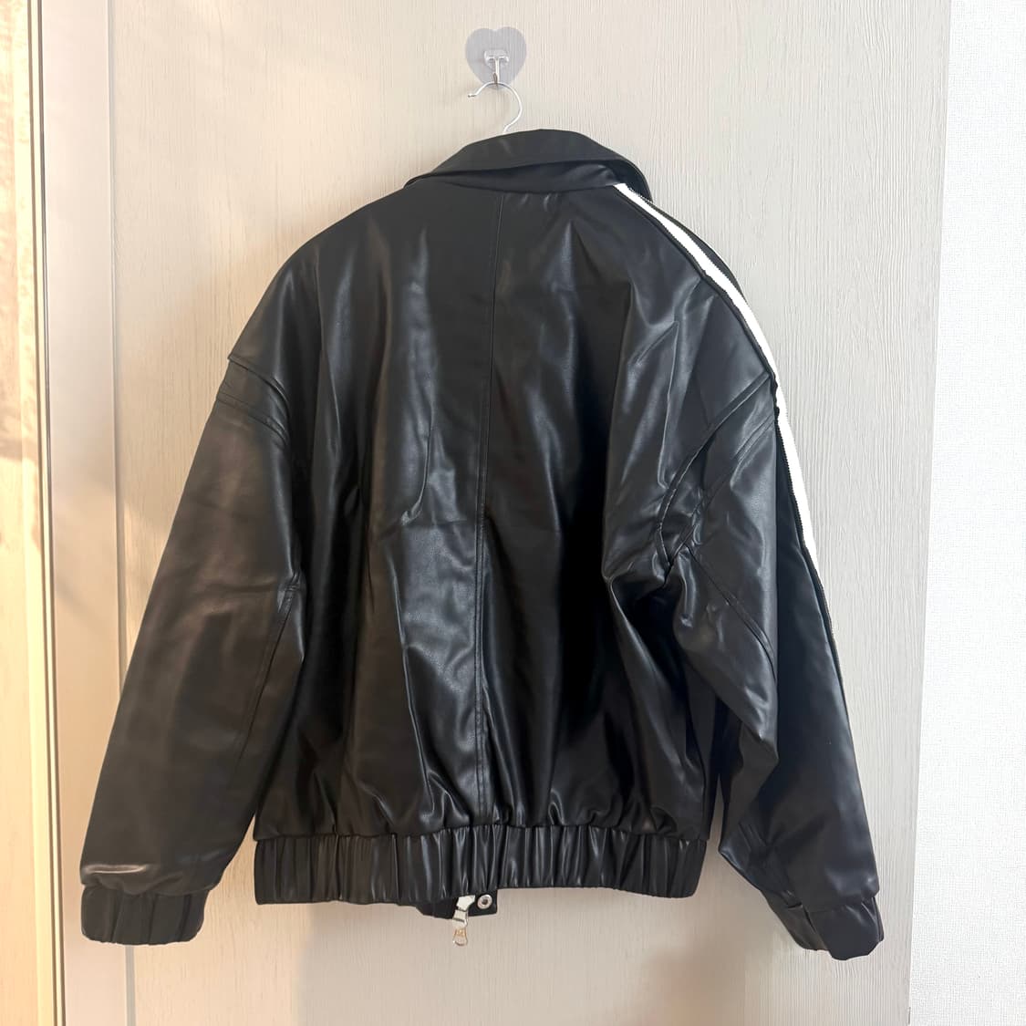 (s) 아디다스 빈티지 레더 투웨이 자켓 상품이미지2