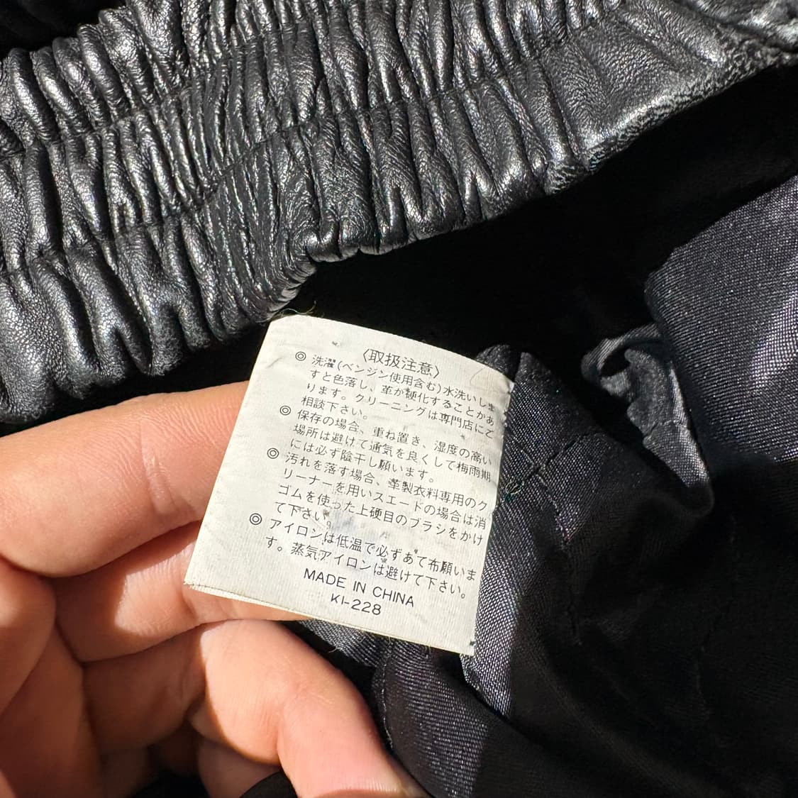 JPN빈티지 레더 봄버 양가죽 자켓 상품이미지9