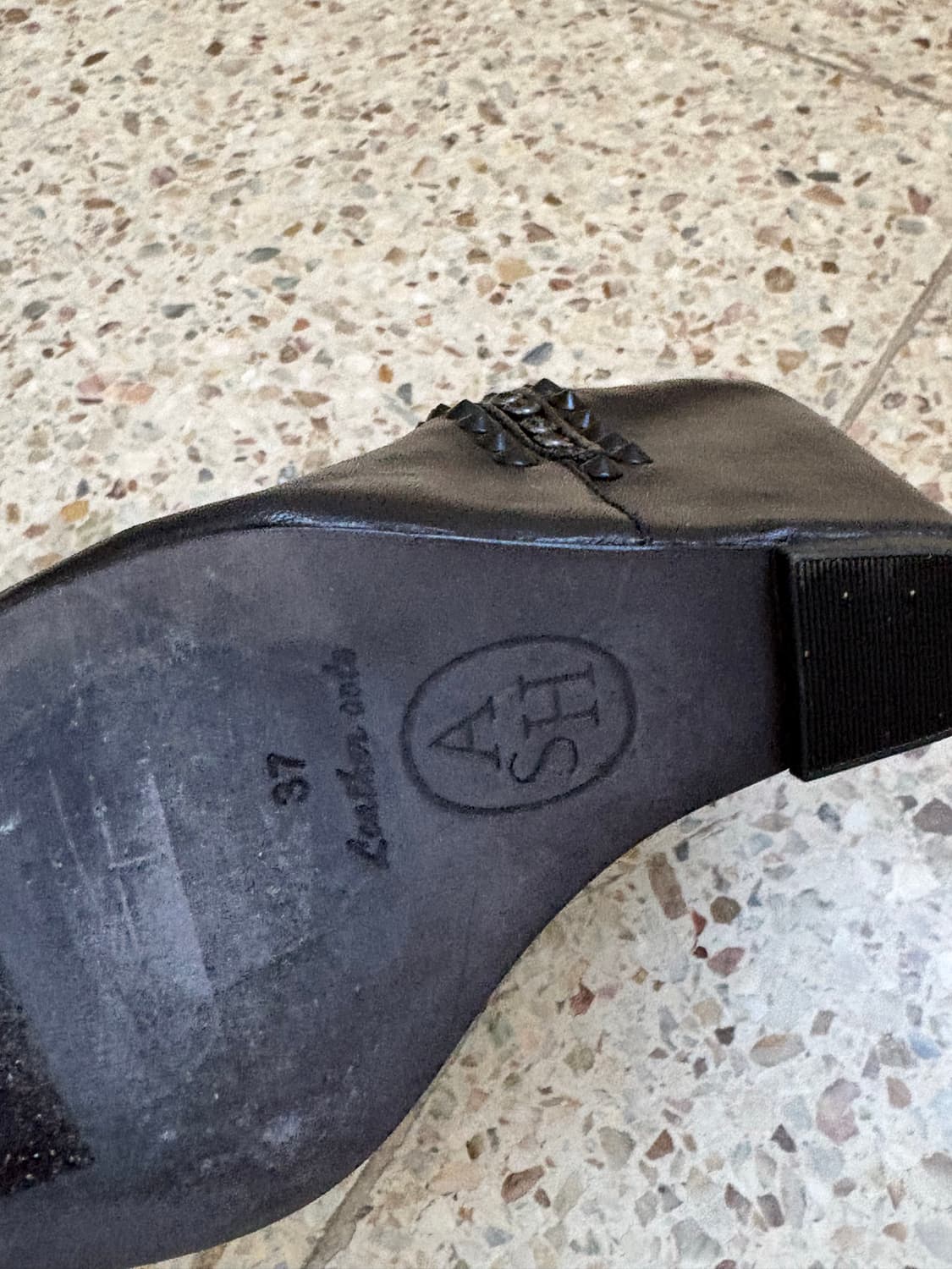 아쉬 레더 미들 부츠힐(37 size) 상품이미지2