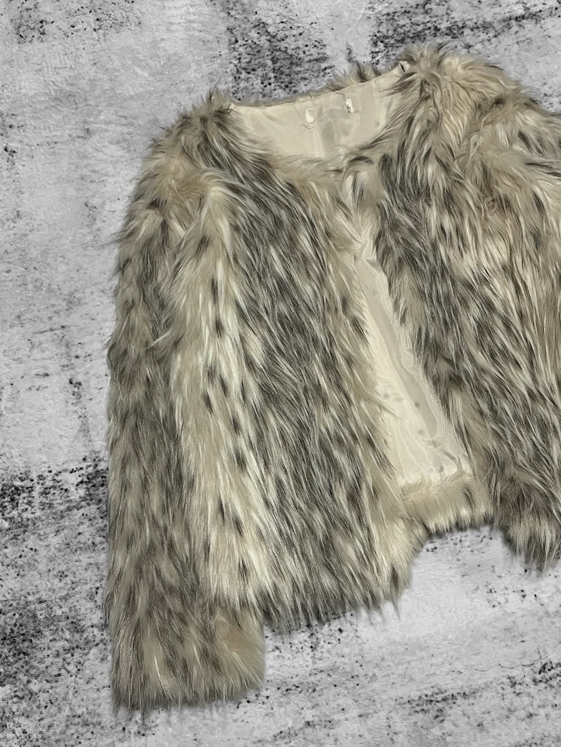 vintage cropped fur jacket  상품이미지2