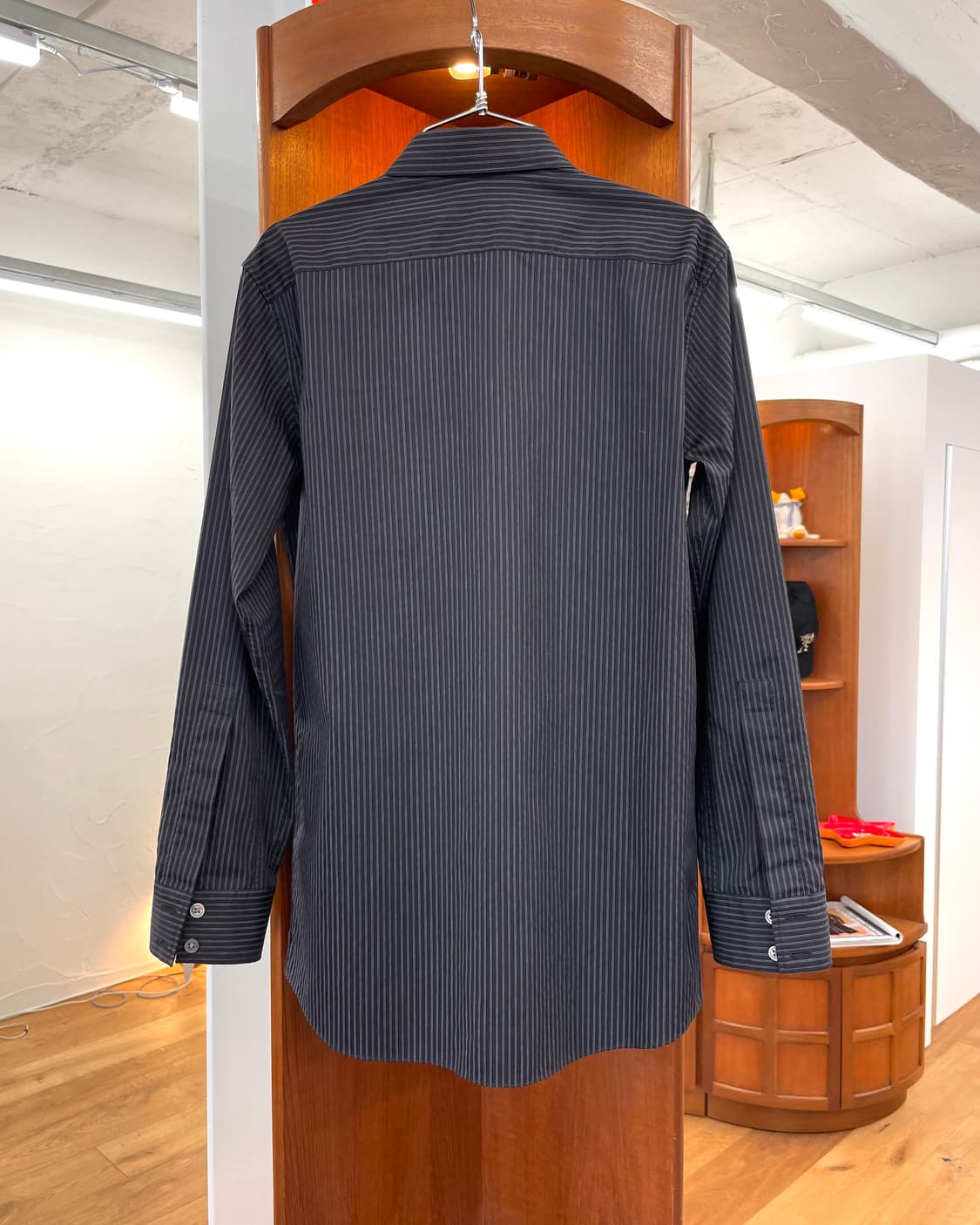 [34] 발망 크리스토프 데카르넹 2011SS 스트라이프 뱃지 셔츠 상품이미지5