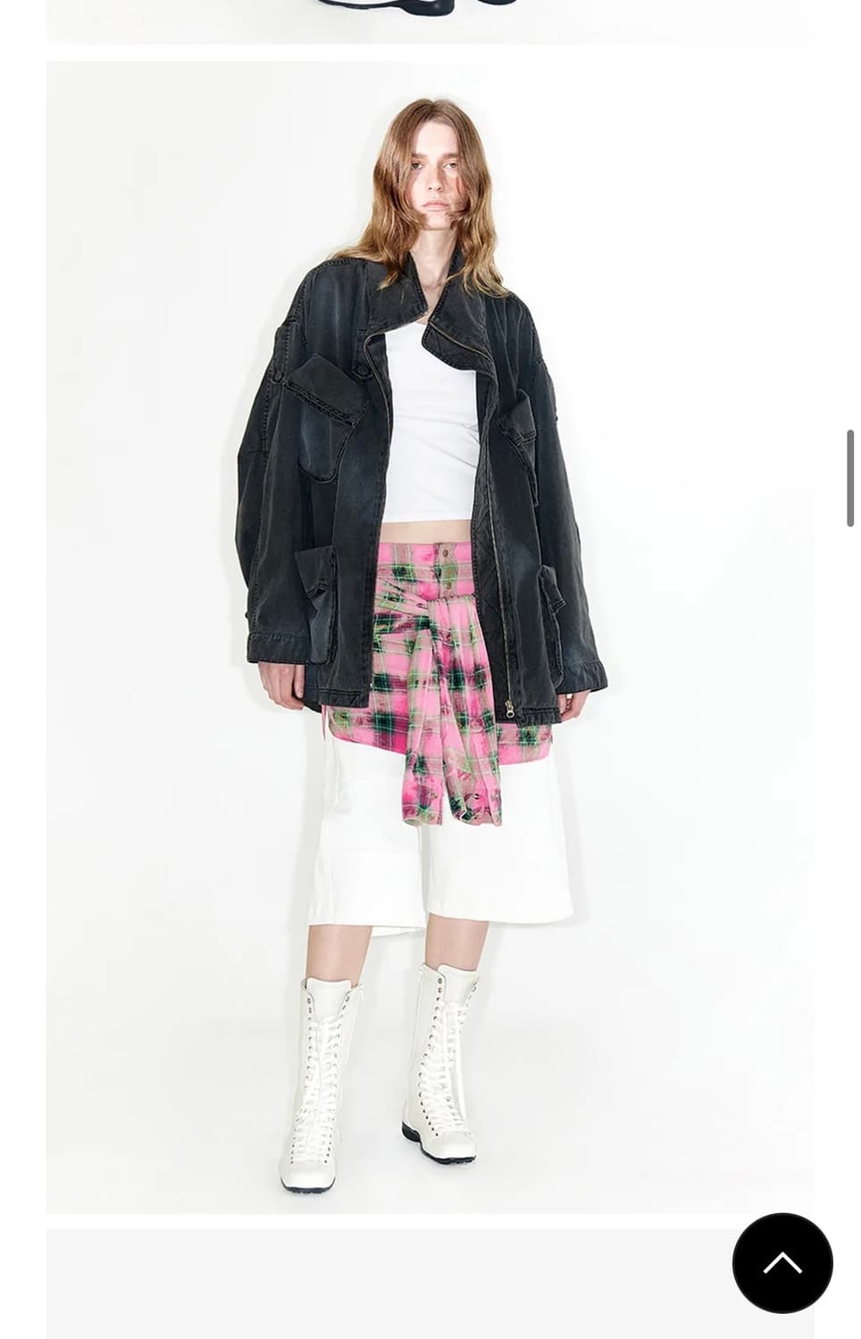 Openyy 오픈와이와이 카고 포켓 필드 자켓 차콜 상품이미지2