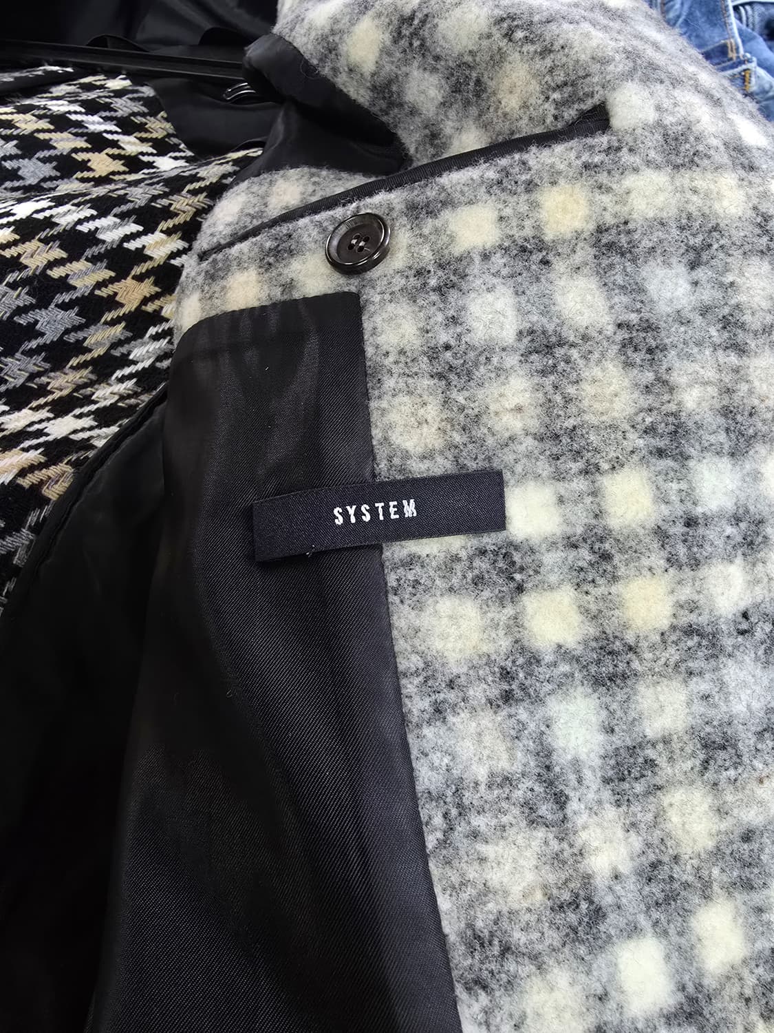 시스템 체크 롱코트 (1233) 상품이미지3