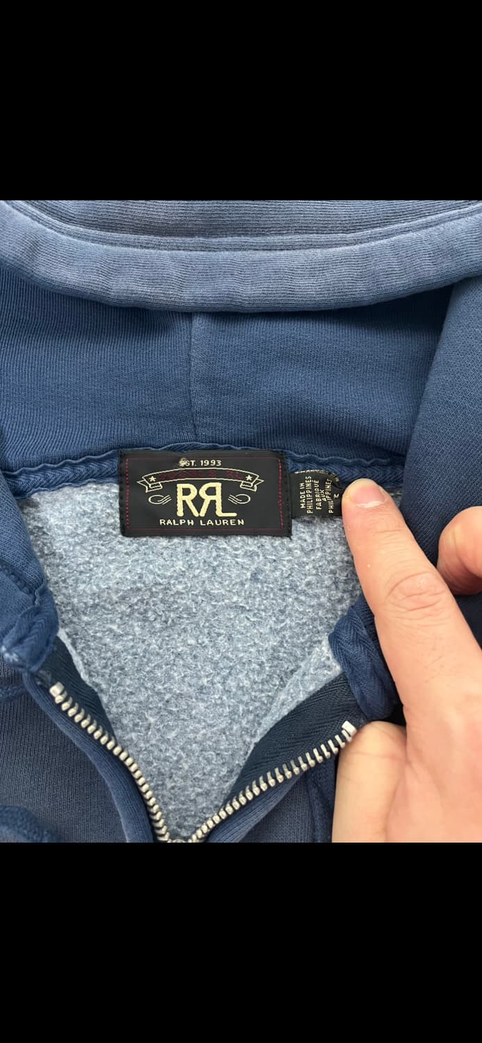 M 더블알엘 RRL 후드집업 새상품 상품이미지5