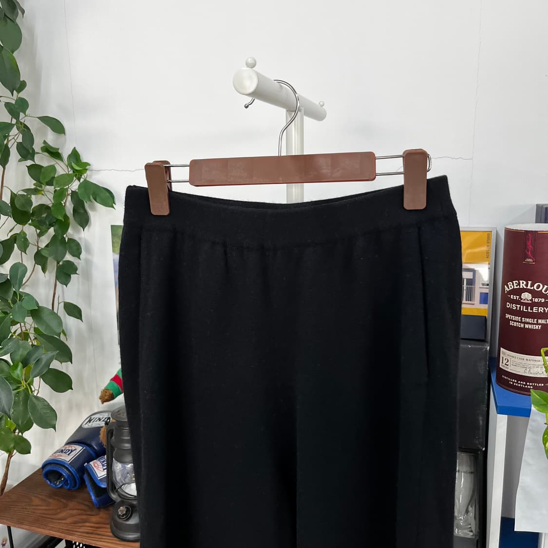 더캐시미어 캐시미어100% 와이드 니트 팬츠 67-98 상품이미지2