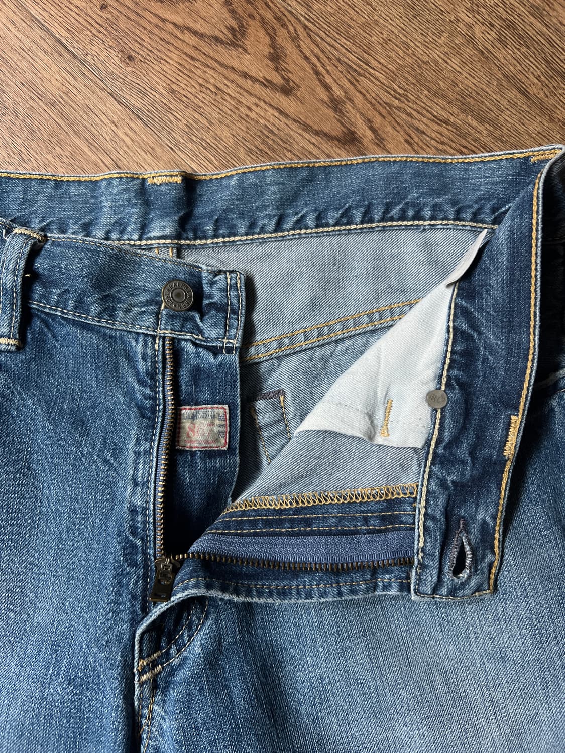 [32]폴로 랄프로렌 867 싱글 디스트로이드 스트레이트 데님 팬츠 상품이미지3