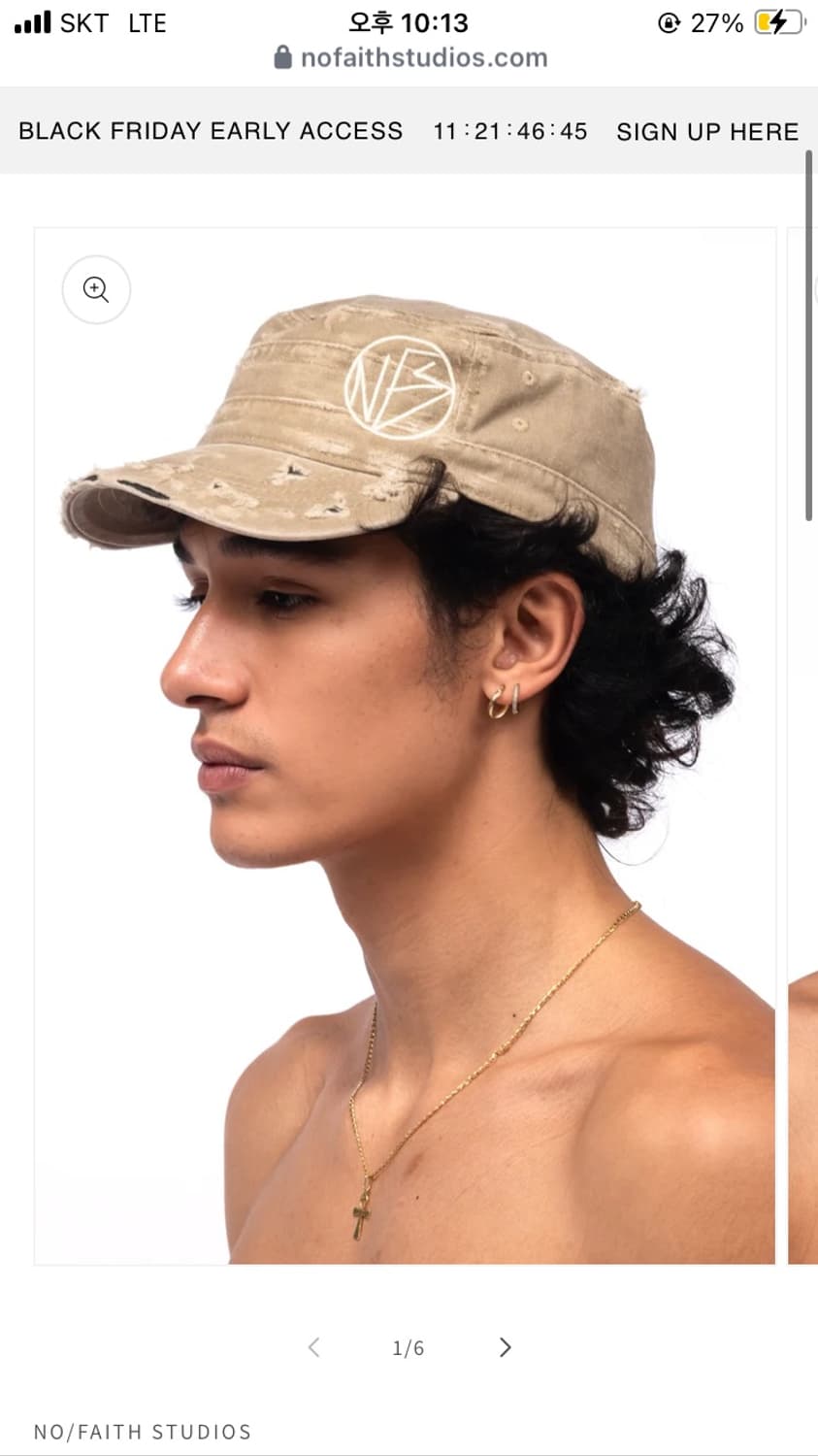 (구매)노페이스 스튜디오 헌팅캡 상품이미지2