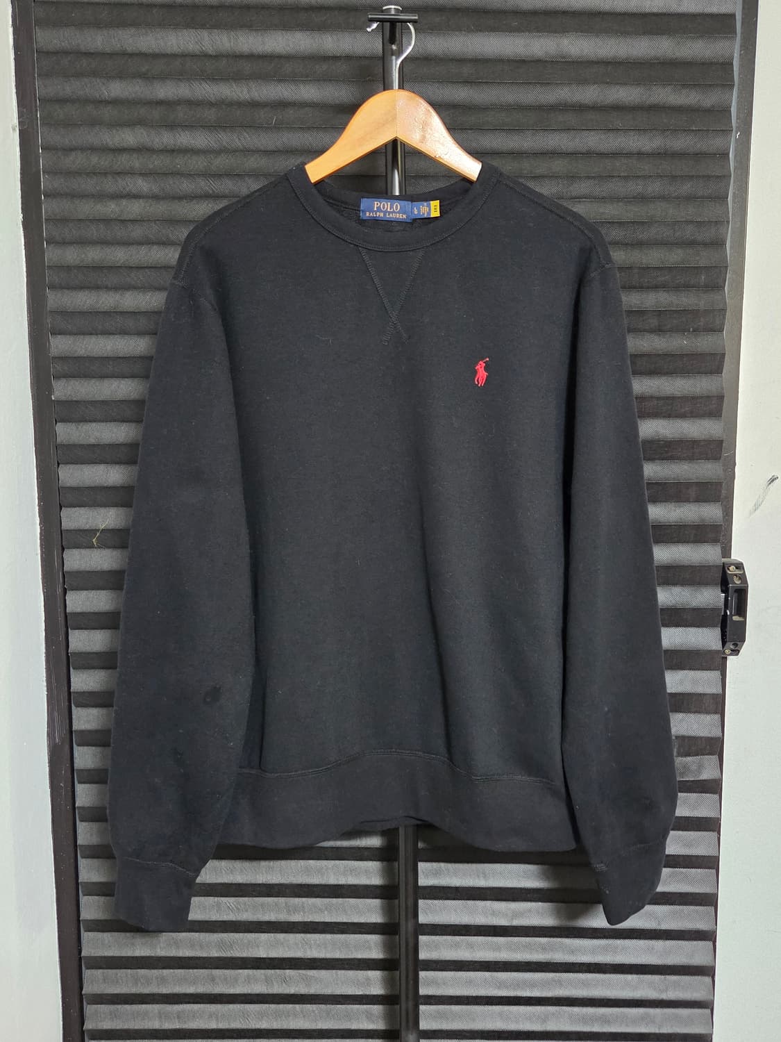 [폴로 랄프로렌] V넥 스티치 베이직 포니 맨투맨 | 00138 상품이미지1