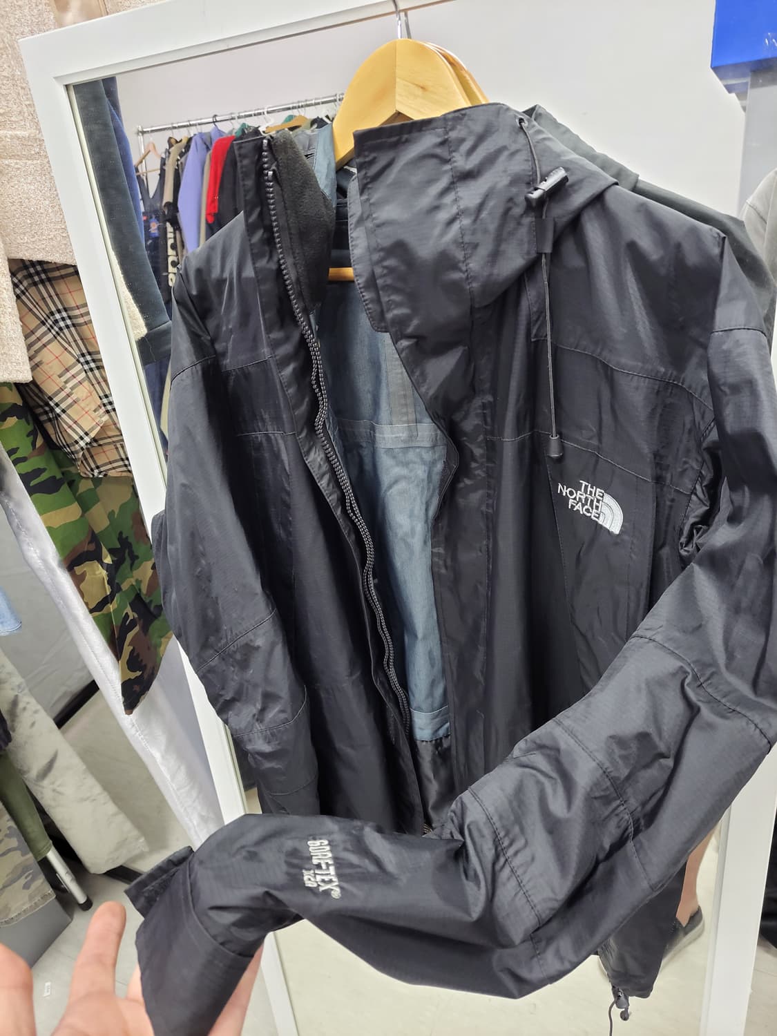 노스페이스 고어텍스 xcr 바람막이 점퍼 m L 상품이미지5