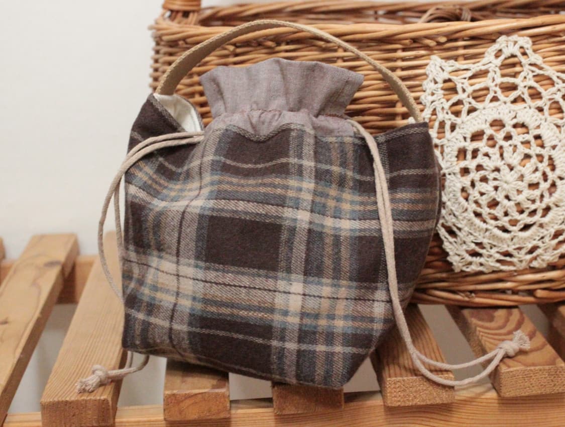 핸드메이드 손잡이 파우치 상품이미지2