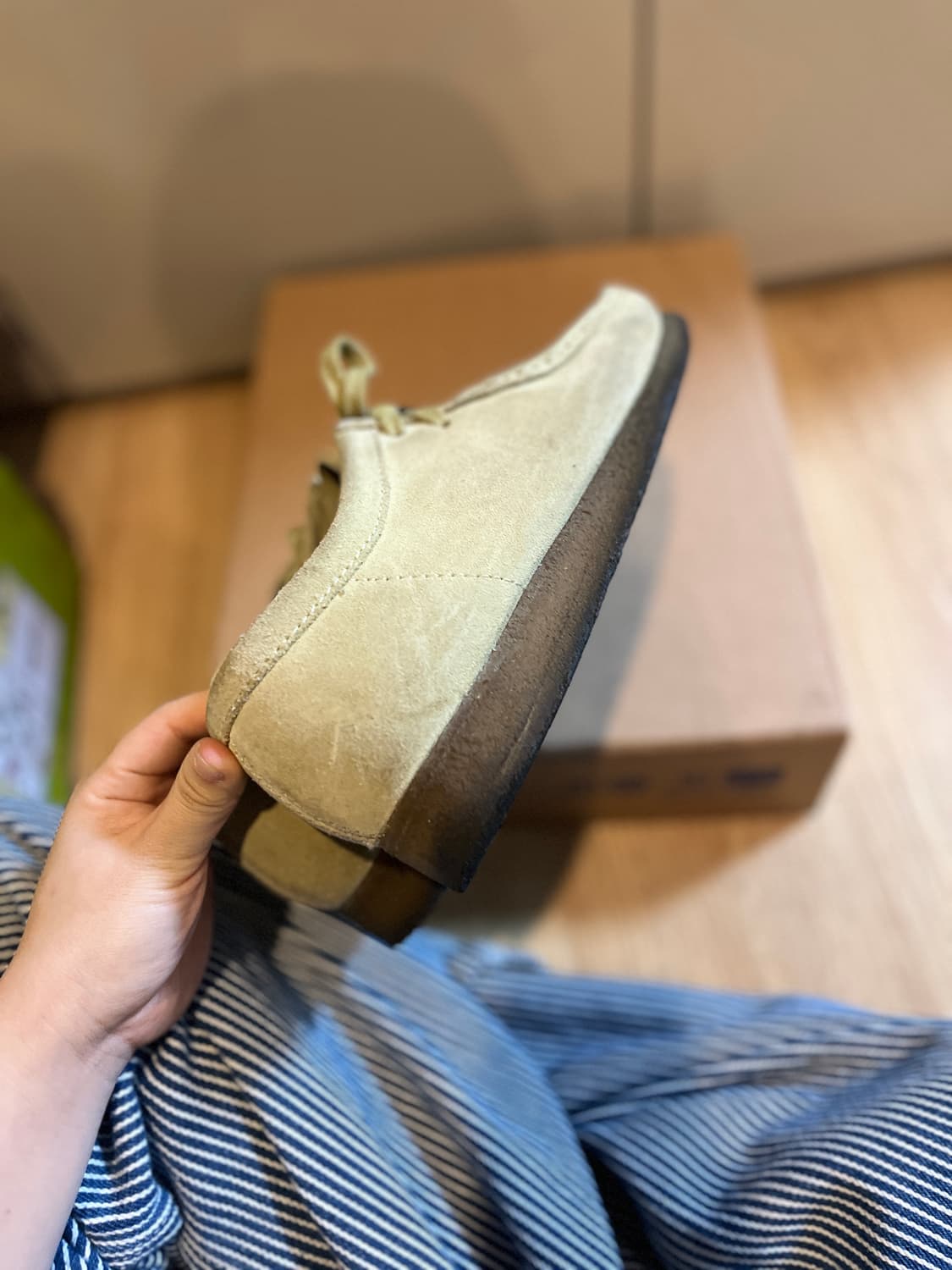 클락스 왈라비 메이플 스웨이드 255 상품이미지4