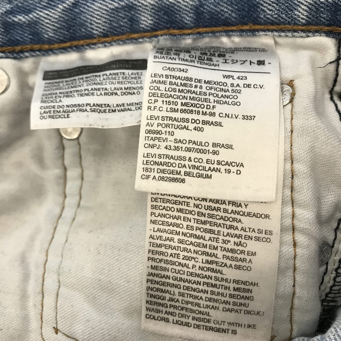 리바이스 550 릴렉스핏 데님 청바지 [34x32] 상품이미지6