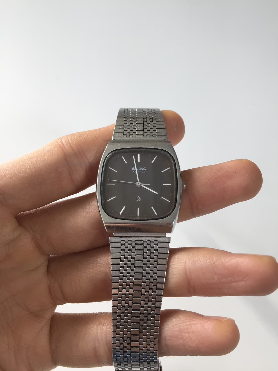 80s seiko brown dial square quartz 상품이미지2