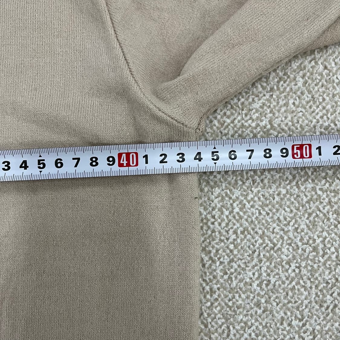 [실측확인] 빈티지 라운드넥 니트 스웨터 0102M1 상품이미지7