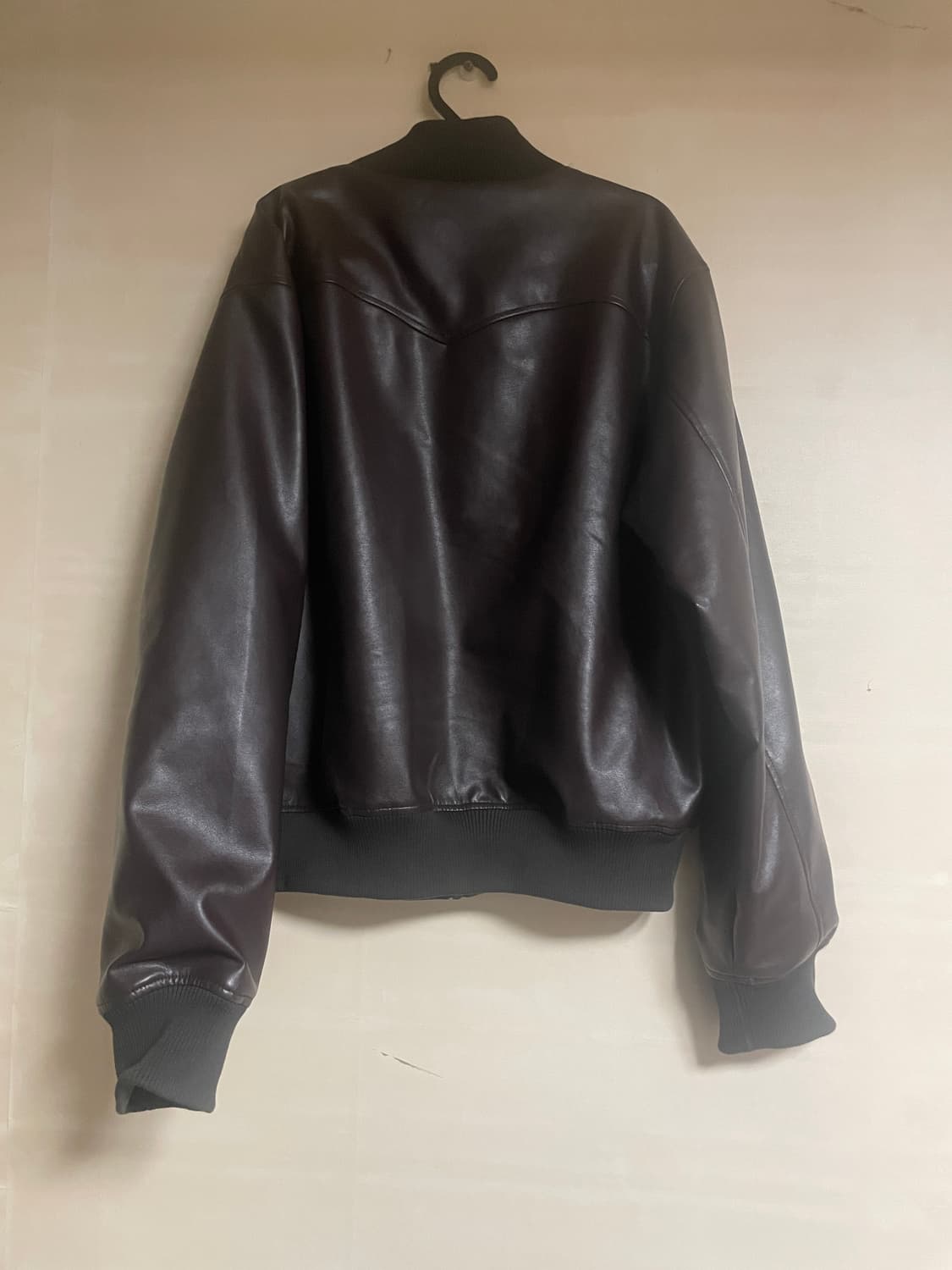 [2]아캄 하이넥 레더 자켓 상품이미지2