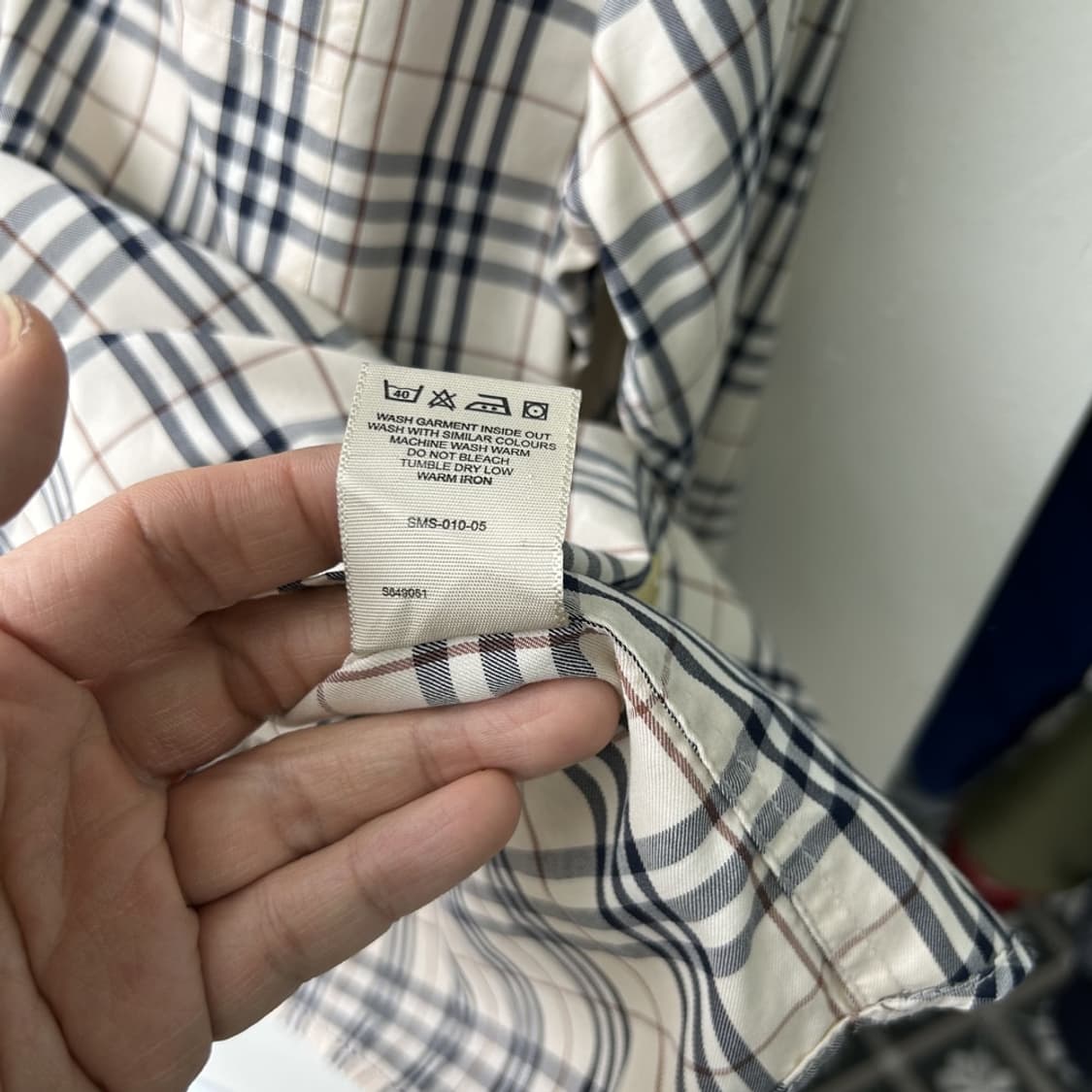 15975 - 버버리 노바 체크 셔츠 상품이미지5