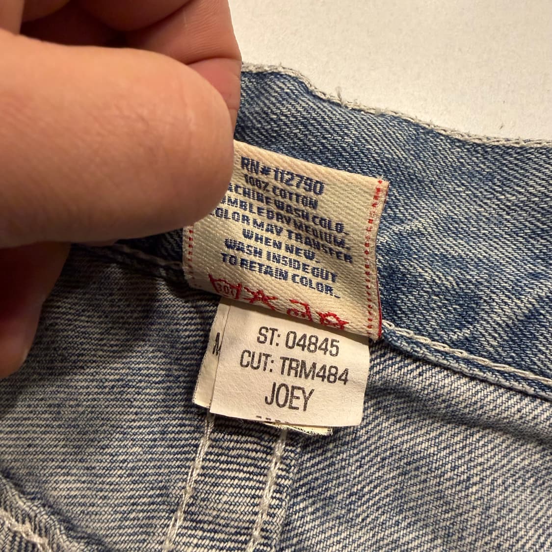 [32x33] 트루릴리젼 조이빅티 데님 청바지 데미지진 C70 상품이미지8