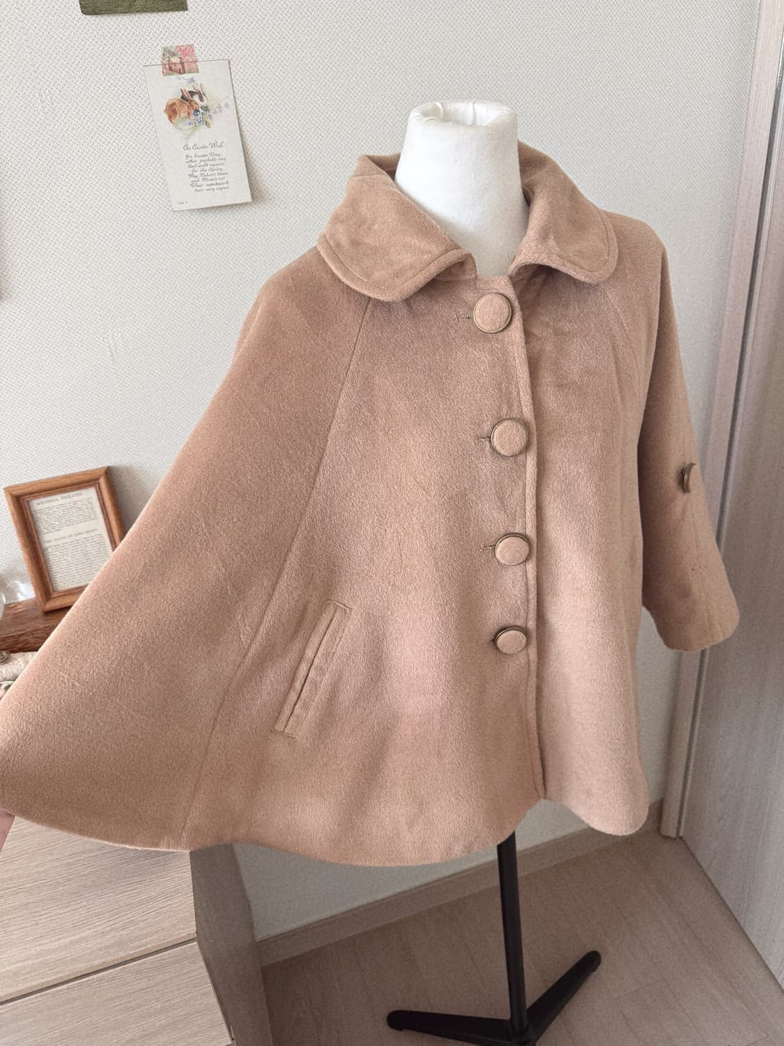 모리걸 케이프 코트.. 🤎 상품이미지2