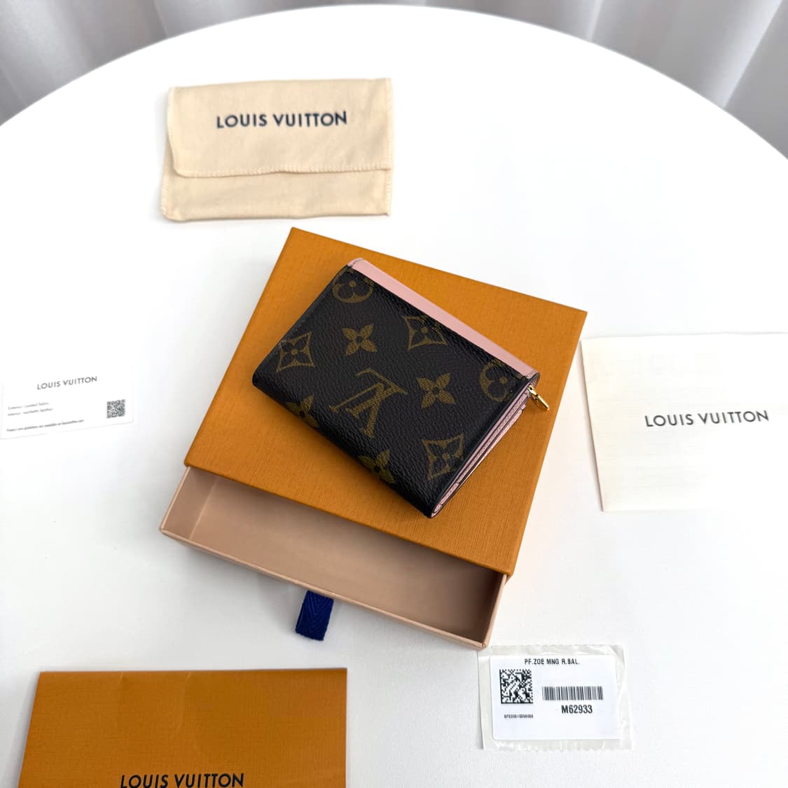 [풀박스] 루이비통 조에월릿 반지갑 핑크 상품이미지2