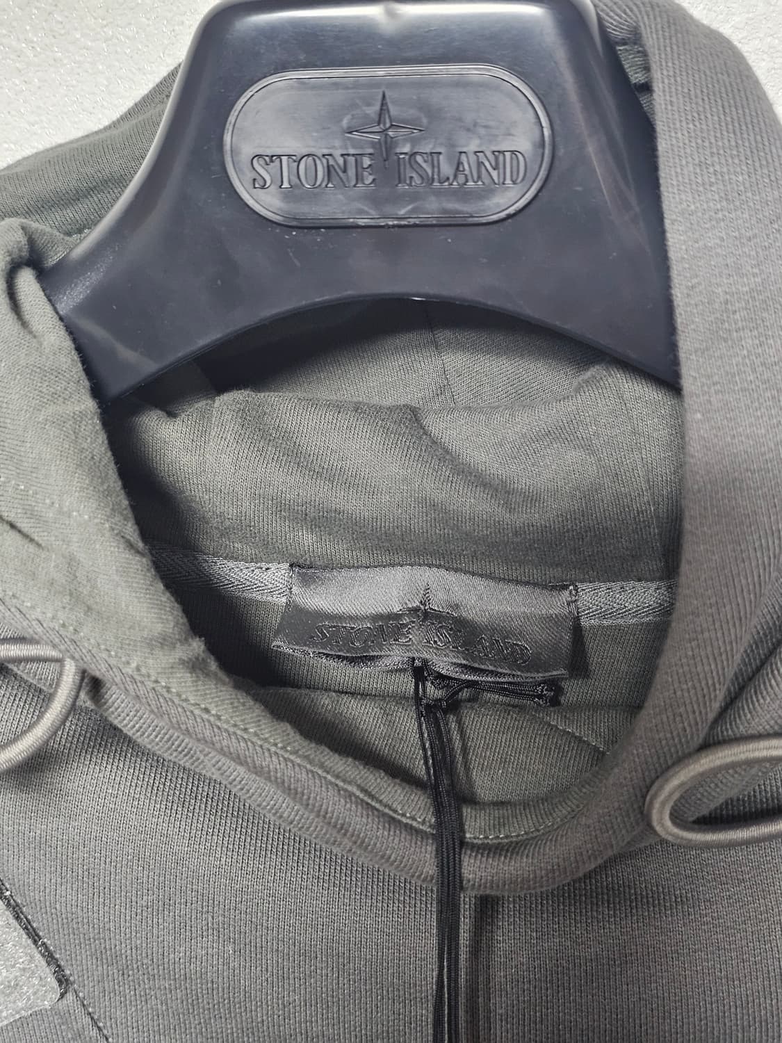 스톤아일랜드 고스트 피스 코튼 플리스 후드 스웨트셔츠 (새 상품) 상품이미지5