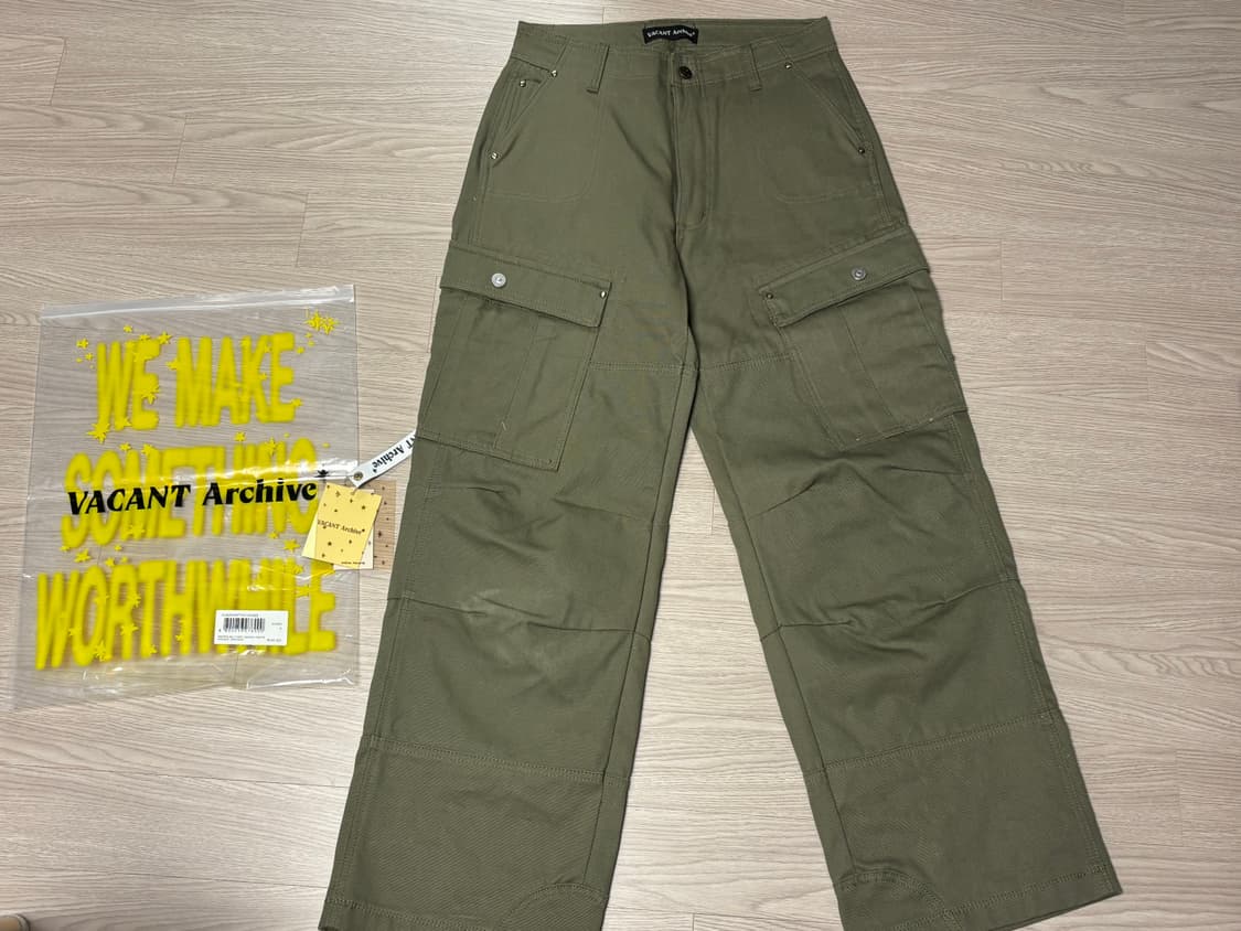 베이컨트 아카이브 밀리터리 카고 팬츠 카키 상품이미지1